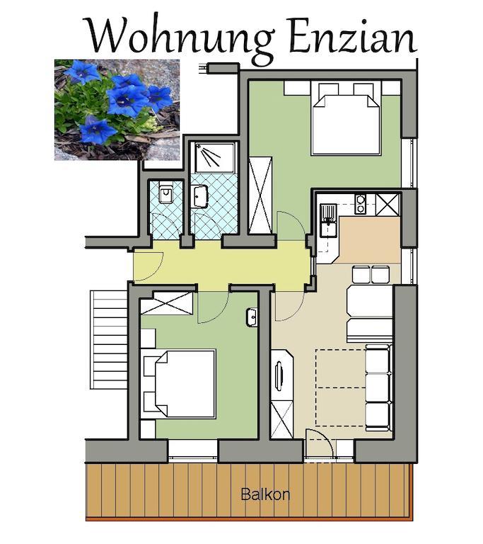 Urblhof Apartment Leutasch Bilik gambar